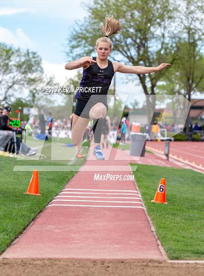 Thumbnail 2 in CHSAA Track and Field 4A Championships (Girls Triple Jump)  photogallery.