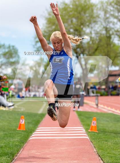 Thumbnail 1 in CHSAA Track and Field 4A Championships (Girls Triple Jump)  photogallery.
