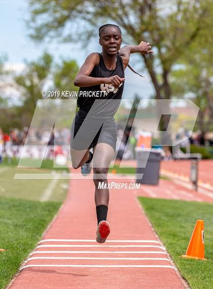 Thumbnail 3 in CHSAA Track and Field 4A Championships (Girls Triple Jump)  photogallery.