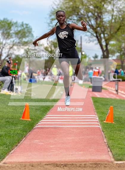 Thumbnail 1 in CHSAA Track and Field 4A Championships (Girls Triple Jump)  photogallery.