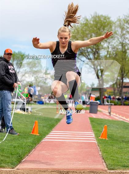 Thumbnail 2 in CHSAA Track and Field 4A Championships (Girls Triple Jump)  photogallery.