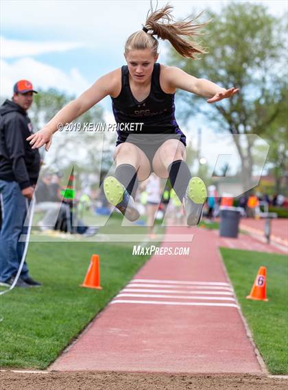 Thumbnail 1 in CHSAA Track and Field 4A Championships (Girls Triple Jump)  photogallery.