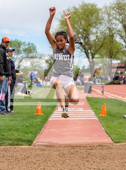 Thumbnail 1 in CHSAA Track and Field 4A Championships (Girls Triple Jump)  photogallery.