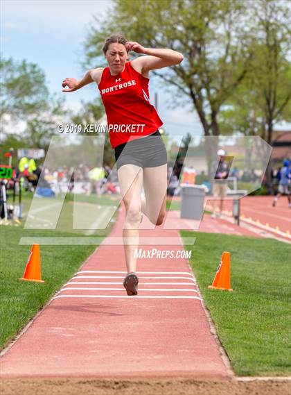 Thumbnail 1 in CHSAA Track and Field 4A Championships (Girls Triple Jump)  photogallery.
