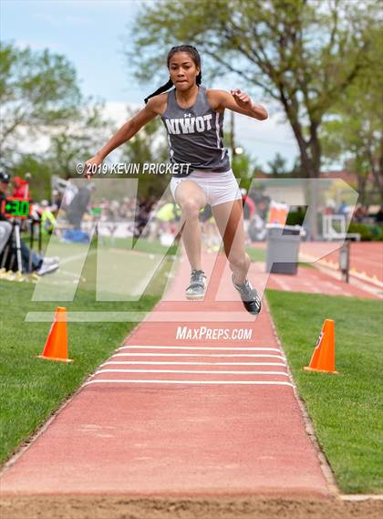 Thumbnail 3 in CHSAA Track and Field 4A Championships (Girls Triple Jump)  photogallery.