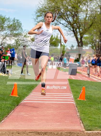 Thumbnail 2 in CHSAA Track and Field 4A Championships (Girls Triple Jump)  photogallery.