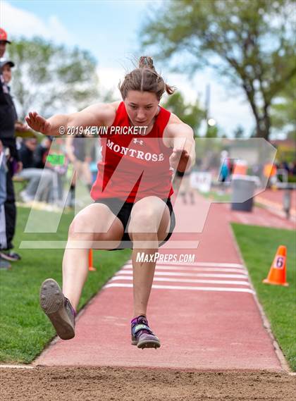 Thumbnail 1 in CHSAA Track and Field 4A Championships (Girls Triple Jump)  photogallery.