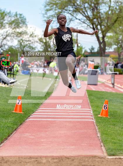 Thumbnail 2 in CHSAA Track and Field 4A Championships (Girls Triple Jump)  photogallery.