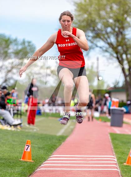 Thumbnail 2 in CHSAA Track and Field 4A Championships (Girls Triple Jump)  photogallery.