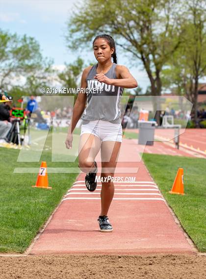 Thumbnail 2 in CHSAA Track and Field 4A Championships (Girls Triple Jump)  photogallery.