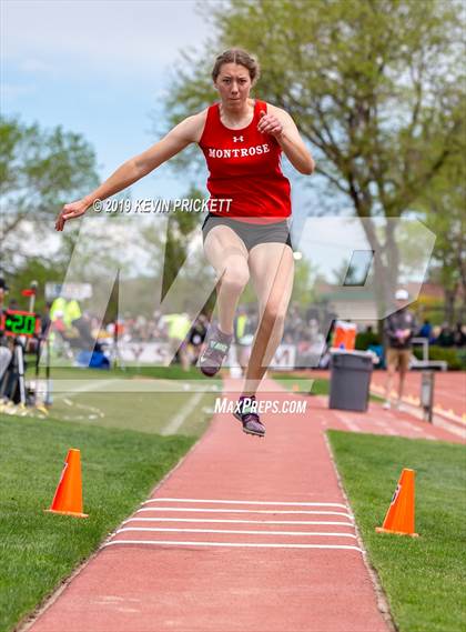 Thumbnail 2 in CHSAA Track and Field 4A Championships (Girls Triple Jump)  photogallery.