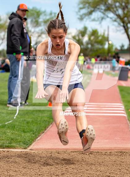 Thumbnail 2 in CHSAA Track and Field 4A Championships (Girls Triple Jump)  photogallery.