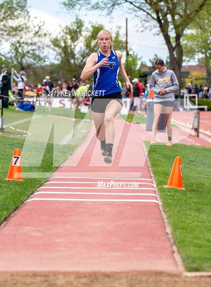 Thumbnail 3 in CHSAA Track and Field 4A Championships (Girls Triple Jump)  photogallery.