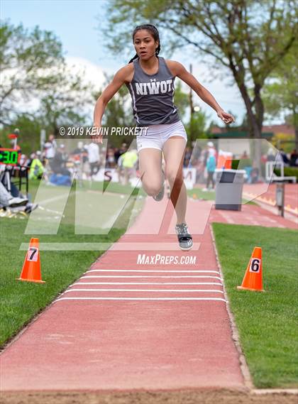 Thumbnail 3 in CHSAA Track and Field 4A Championships (Girls Triple Jump)  photogallery.