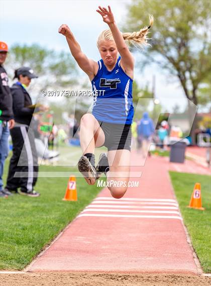 Thumbnail 2 in CHSAA Track and Field 4A Championships (Girls Triple Jump)  photogallery.