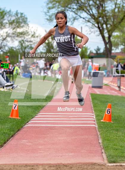 Thumbnail 2 in CHSAA Track and Field 4A Championships (Girls Triple Jump)  photogallery.