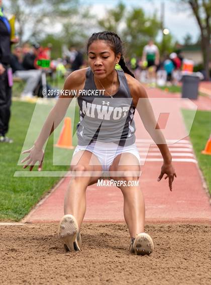 Thumbnail 1 in CHSAA Track and Field 4A Championships (Girls Triple Jump)  photogallery.