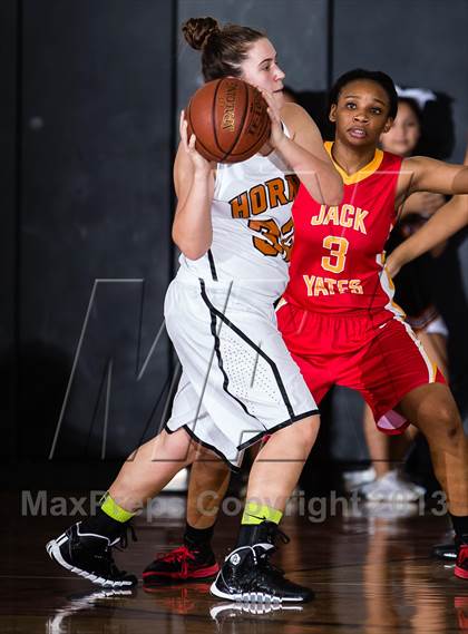 Thumbnail 2 in Dobie [J. Frank] vs Yates [Jack] (McDomald's Texas Invitational) photogallery.