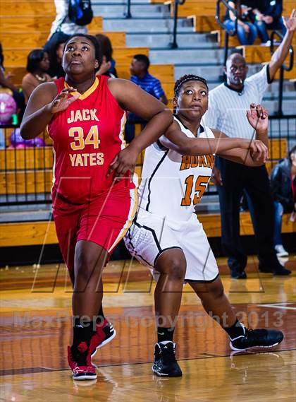 Thumbnail 2 in Dobie [J. Frank] vs Yates [Jack] (McDomald's Texas Invitational) photogallery.