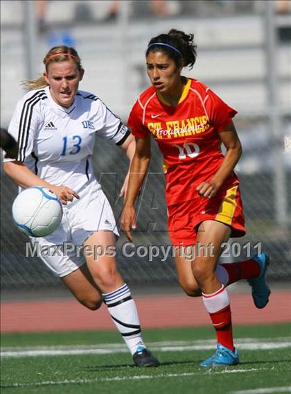 Thumbnail 2 in St. Francis vs Davis (CIF SJS D1 Final) photogallery.