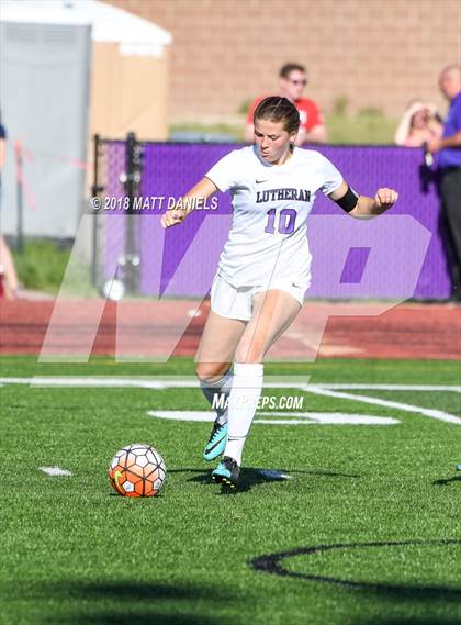 Thumbnail 2 in Lutheran vs. Aspen (CHSAA 3A Quarterfinals) photogallery.