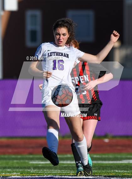 Thumbnail 1 in Lutheran vs. Aspen (CHSAA 3A Quarterfinals) photogallery.