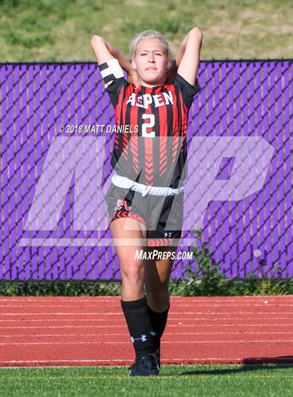 Thumbnail 2 in Lutheran vs. Aspen (CHSAA 3A Quarterfinals) photogallery.