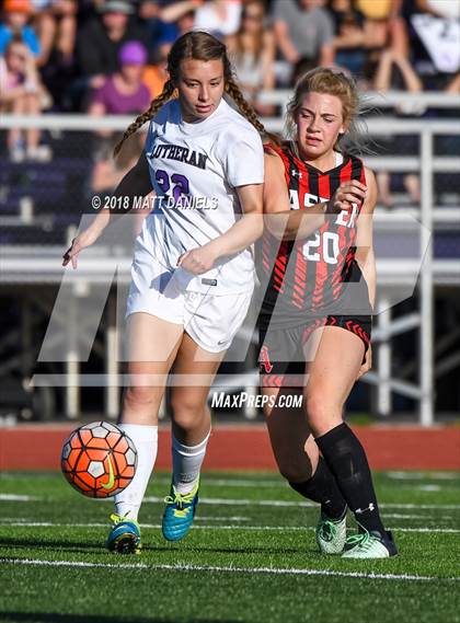 Thumbnail 2 in Lutheran vs. Aspen (CHSAA 3A Quarterfinals) photogallery.