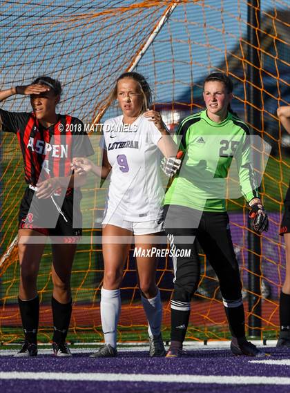 Thumbnail 3 in Lutheran vs. Aspen (CHSAA 3A Quarterfinals) photogallery.