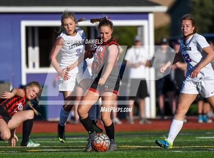 Thumbnail 1 in Lutheran vs. Aspen (CHSAA 3A Quarterfinals) photogallery.