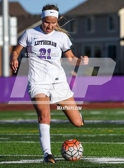 Thumbnail 2 in Lutheran vs. Aspen (CHSAA 3A Quarterfinals) photogallery.