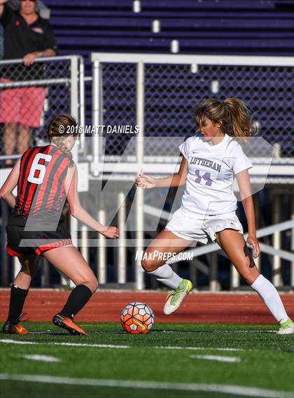 Thumbnail 2 in Lutheran vs. Aspen (CHSAA 3A Quarterfinals) photogallery.