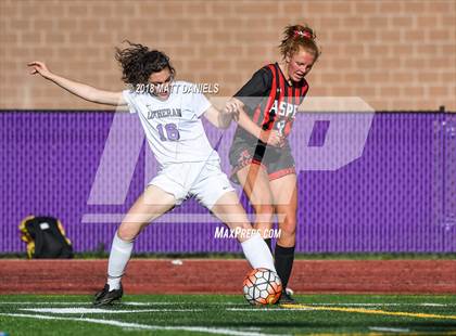 Thumbnail 2 in Lutheran vs. Aspen (CHSAA 3A Quarterfinals) photogallery.