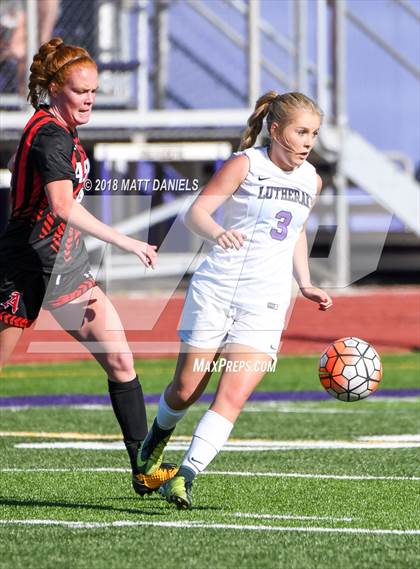 Thumbnail 3 in Lutheran vs. Aspen (CHSAA 3A Quarterfinals) photogallery.