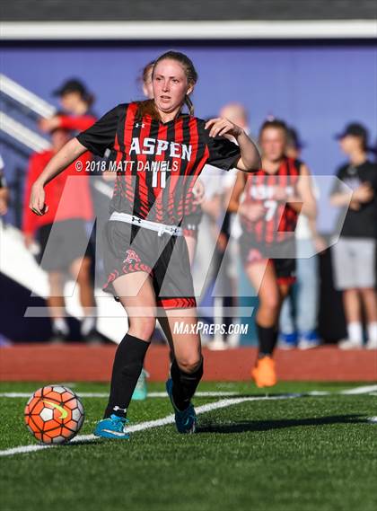 Thumbnail 2 in Lutheran vs. Aspen (CHSAA 3A Quarterfinals) photogallery.
