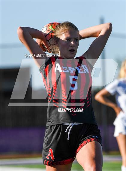 Thumbnail 2 in Lutheran vs. Aspen (CHSAA 3A Quarterfinals) photogallery.