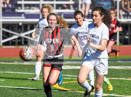 Thumbnail 3 in Lutheran vs. Aspen (CHSAA 3A Quarterfinals) photogallery.