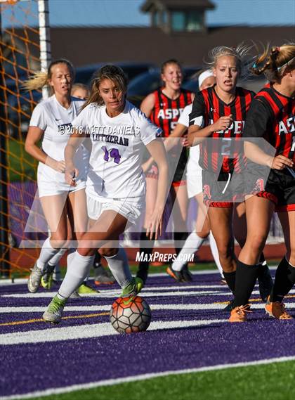 Thumbnail 1 in Lutheran vs. Aspen (CHSAA 3A Quarterfinals) photogallery.