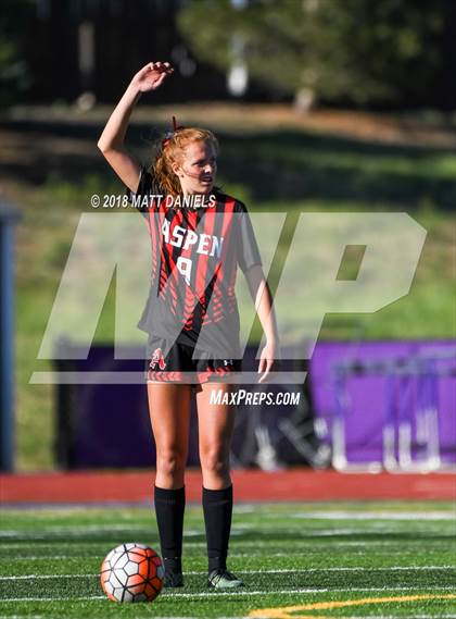 Thumbnail 2 in Lutheran vs. Aspen (CHSAA 3A Quarterfinals) photogallery.