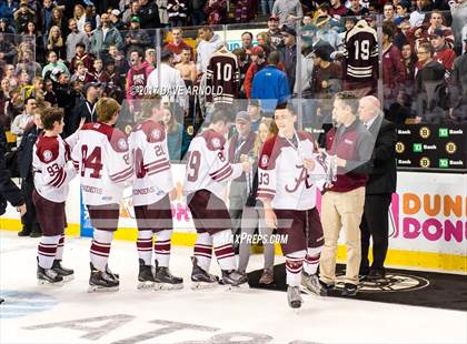 Thumbnail 2 in Central Catholic vs. Arlington (MIAA Division 1A Final) photogallery.
