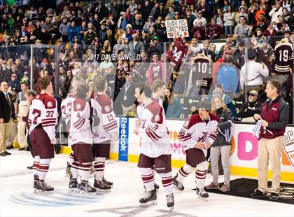 Thumbnail 2 in Central Catholic vs. Arlington (MIAA Division 1A Final) photogallery.