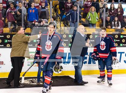Thumbnail 3 in Central Catholic vs. Arlington (MIAA Division 1A Final) photogallery.
