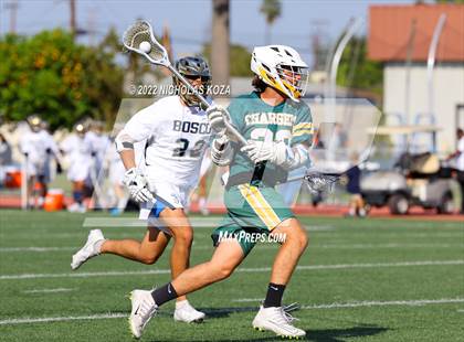 Thumbnail 2 in St. John Bosco vs. Edison photogallery.