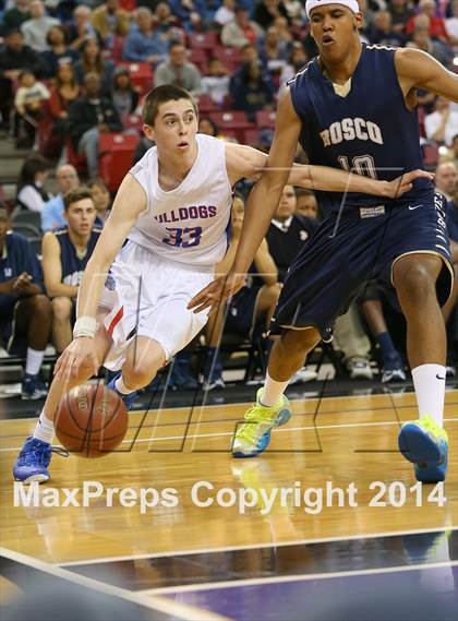 Thumbnail 3 in Folsom vs. St. John Bosco (CIF State D2 Final) photogallery.