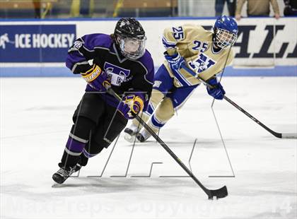 Thumbnail 1 in Newtown vs. Tri-Town (CIAC Division III Semifinal) photogallery.