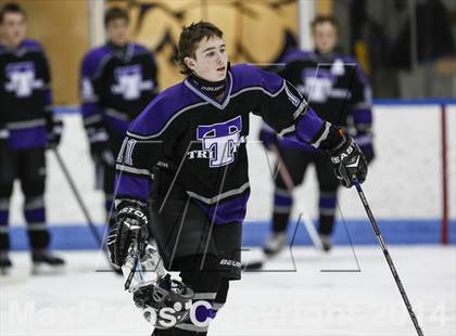 Thumbnail 2 in Newtown vs. Tri-Town (CIAC Division III Semifinal) photogallery.