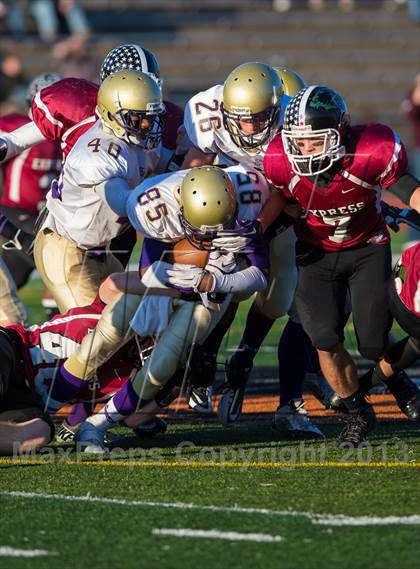 Thumbnail 2 in Christian Brothers Academy @ Elmira Free Academy/Southside (NYSPHSAA Class AA Quarterfinal) photogallery.