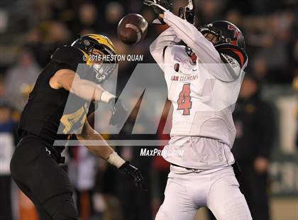 Thumbnail 2 in Del Oro vs. San Clemente (CIF State Division 1A Final) photogallery.