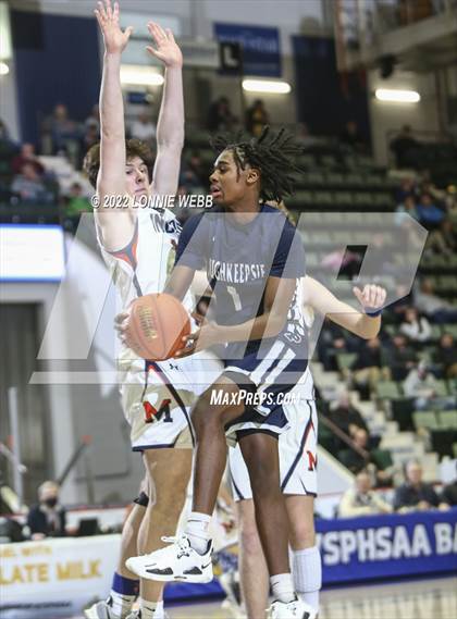 Thumbnail 3 in Manhasset vs Poughkeepsie (NYSPHSAA Class A Semifinal) photogallery.