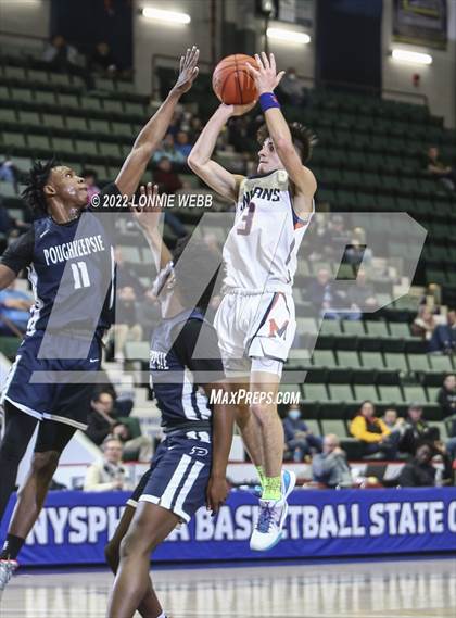 Thumbnail 3 in Manhasset vs Poughkeepsie (NYSPHSAA Class A Semifinal) photogallery.
